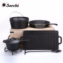 cast iron cookware camp cook set